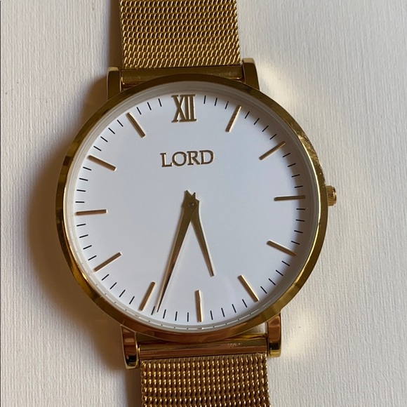 Lord Timepieces Mesh Gold Womens Watch - Picture 8 of 12